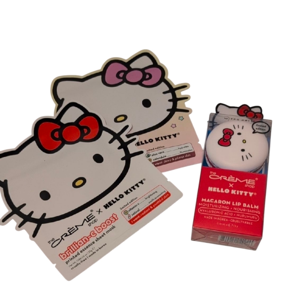 The Creme Shop X Hello Kitty Lip Balm & Face Mask Bundle